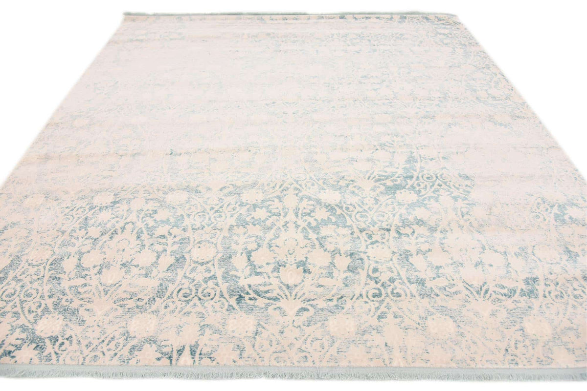 Quadratisch Teppich New Vintage in Hellblau von Hadorn™ - Lifestyle Image