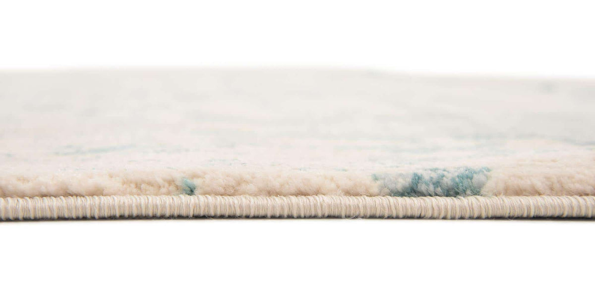Quadratisch Teppich New Vintage in Hellblau von Hadorn™ - Lifestyle Image