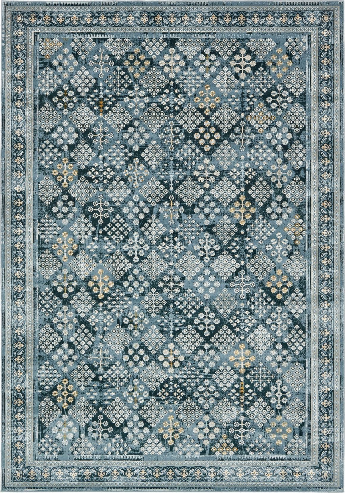 Rechteck Teppich Montreal in Dunkelblau von Hadorn™ - Lifestyle Image