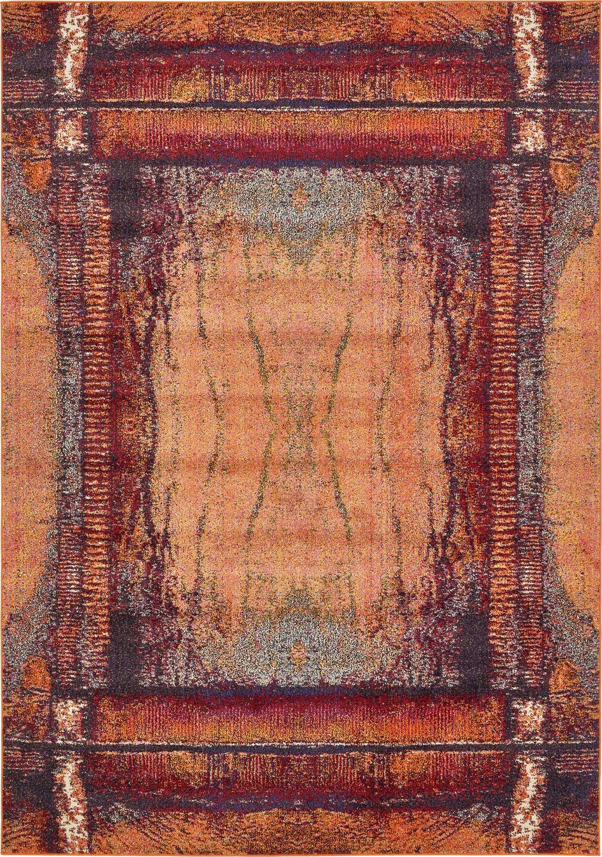 Rechteck Teppich Casablanca in Orange von Hadorn™ - Lifestyle Image