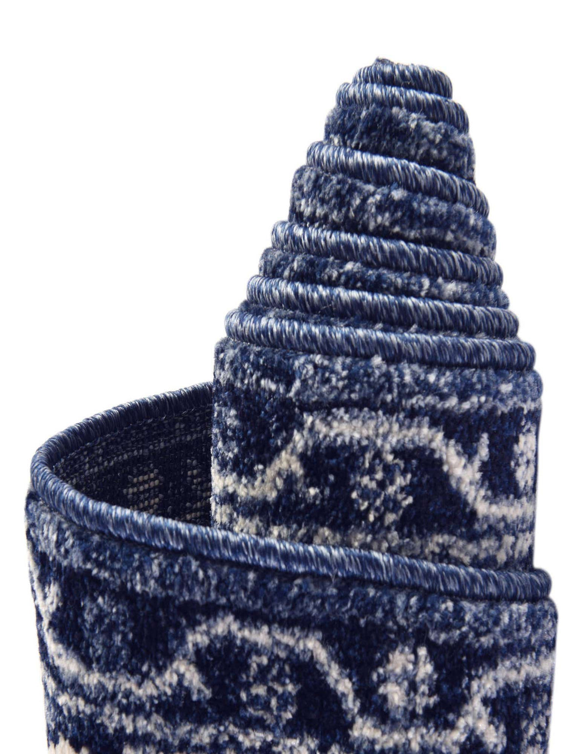 Rund Teppich Vista in Blau von Hadorn™ - Lifestyle Image