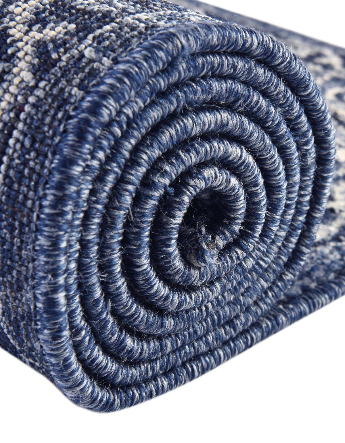 Rund Teppich Vista in Blau von Hadorn™ - Lifestyle Image