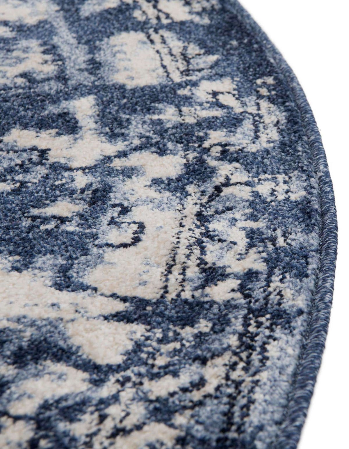Rund Teppich Vista in Blau von Hadorn™ - Lifestyle Image