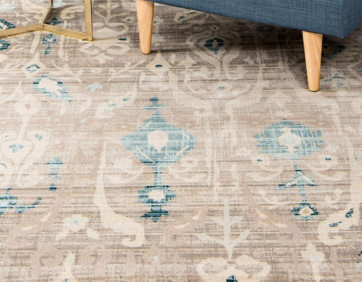 Rechteck Teppich Restoration in Dunkelgrau von Hadorn™ - Lifestyle Image