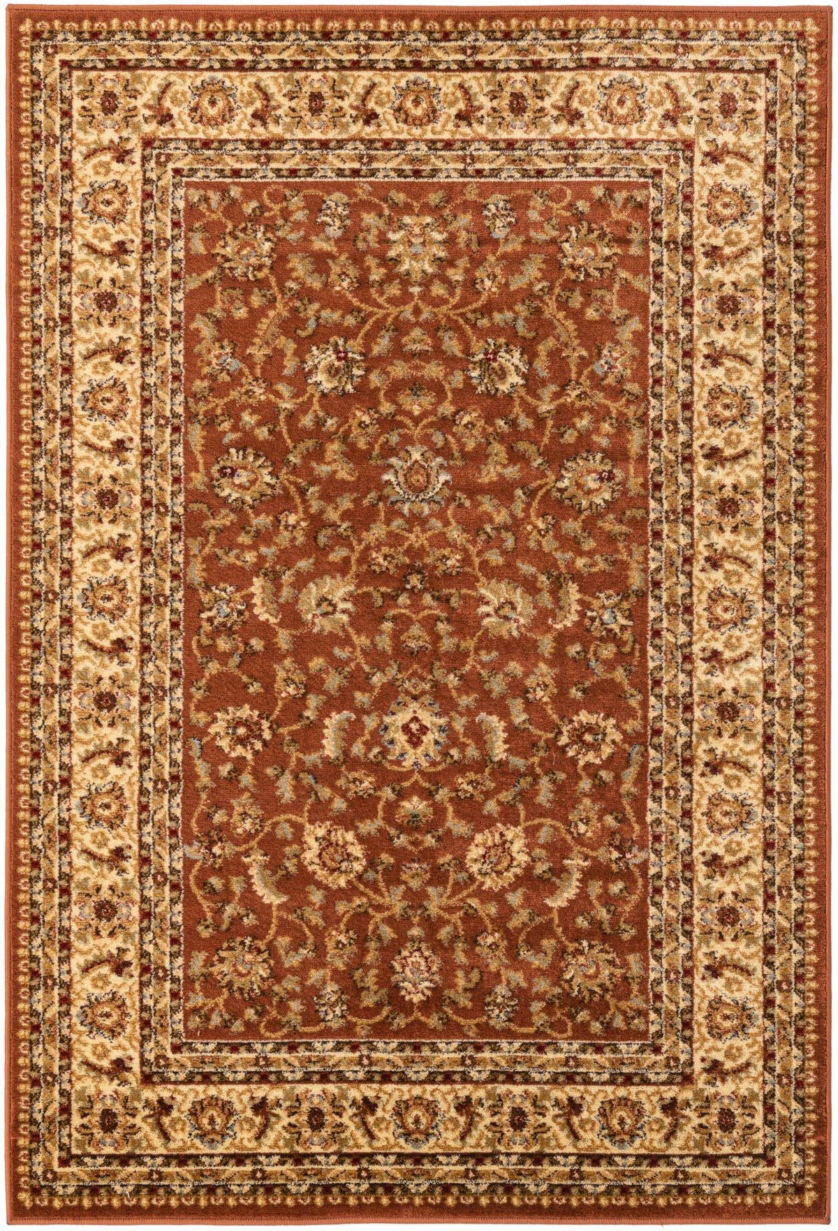 Rechteck Teppich Classic Agra in Ziegelrotes helles Rosa von Hadorn™ - Lifestyle Image