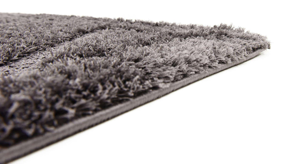 Rechteck Hochflorteppich Trellis Shag in Dunkelgrau von Hadorn™ - Lifestyle Image