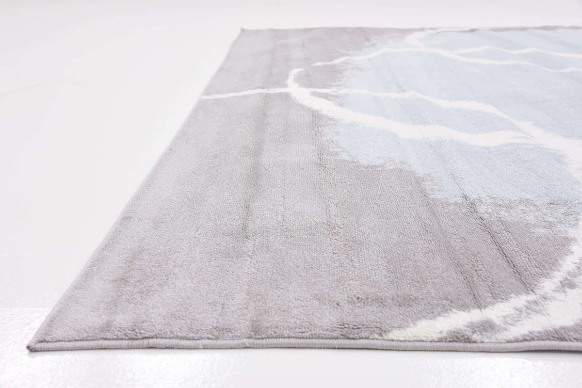 Rechteck Teppich Metropolis in Hellblau von Hadorn™ - Lifestyle Image