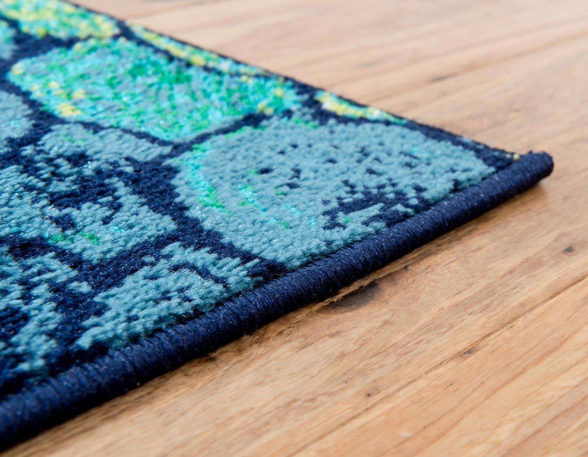 Rechteck Teppich Metropolis in Hellgrün von Hadorn™ - Lifestyle Image