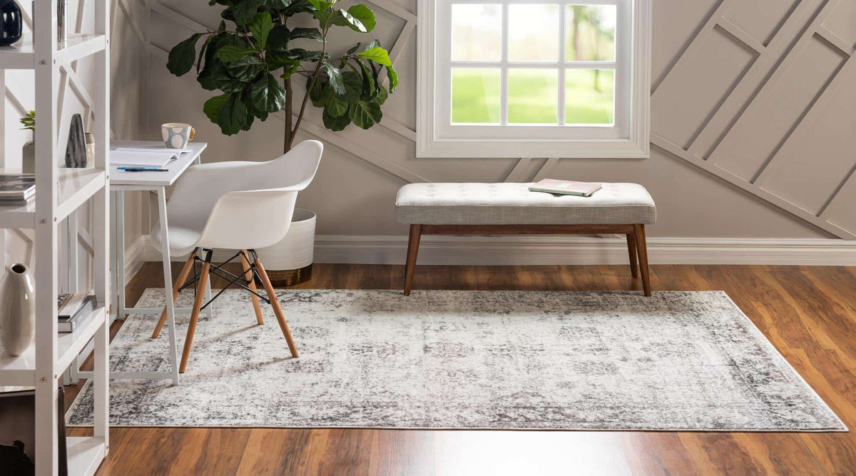 Rechteck Teppich Monaco in Grau von Hadorn™ - Lifestyle Image