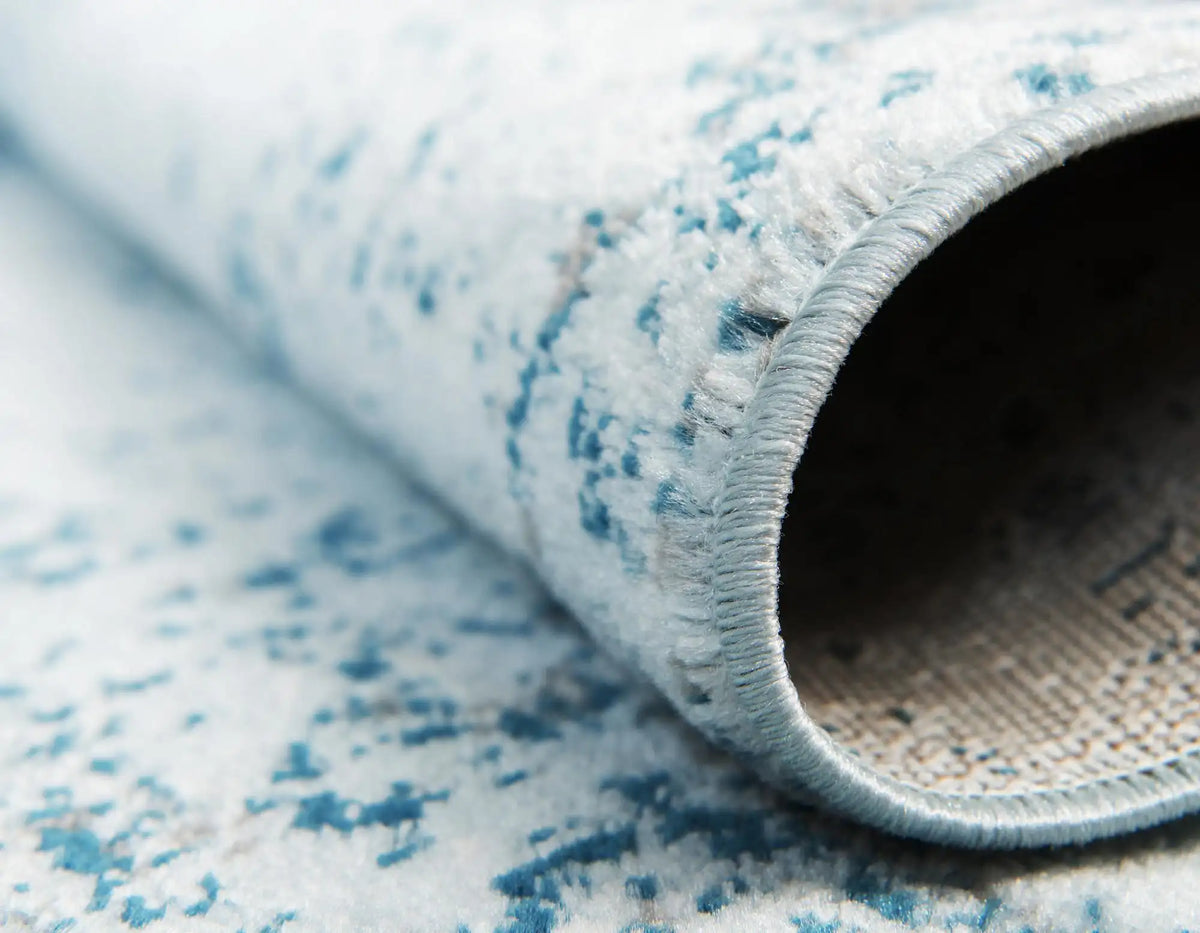 Rechteck Teppich Monaco in Hellblau von Hadorn™ - Lifestyle Image