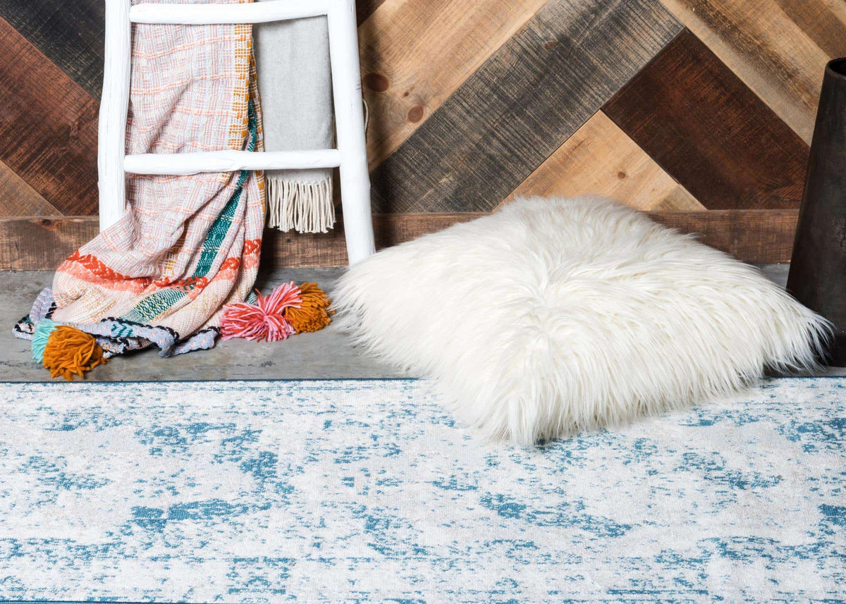 Läufer Teppich Monaco in Blau von Hadorn™ - Lifestyle Image