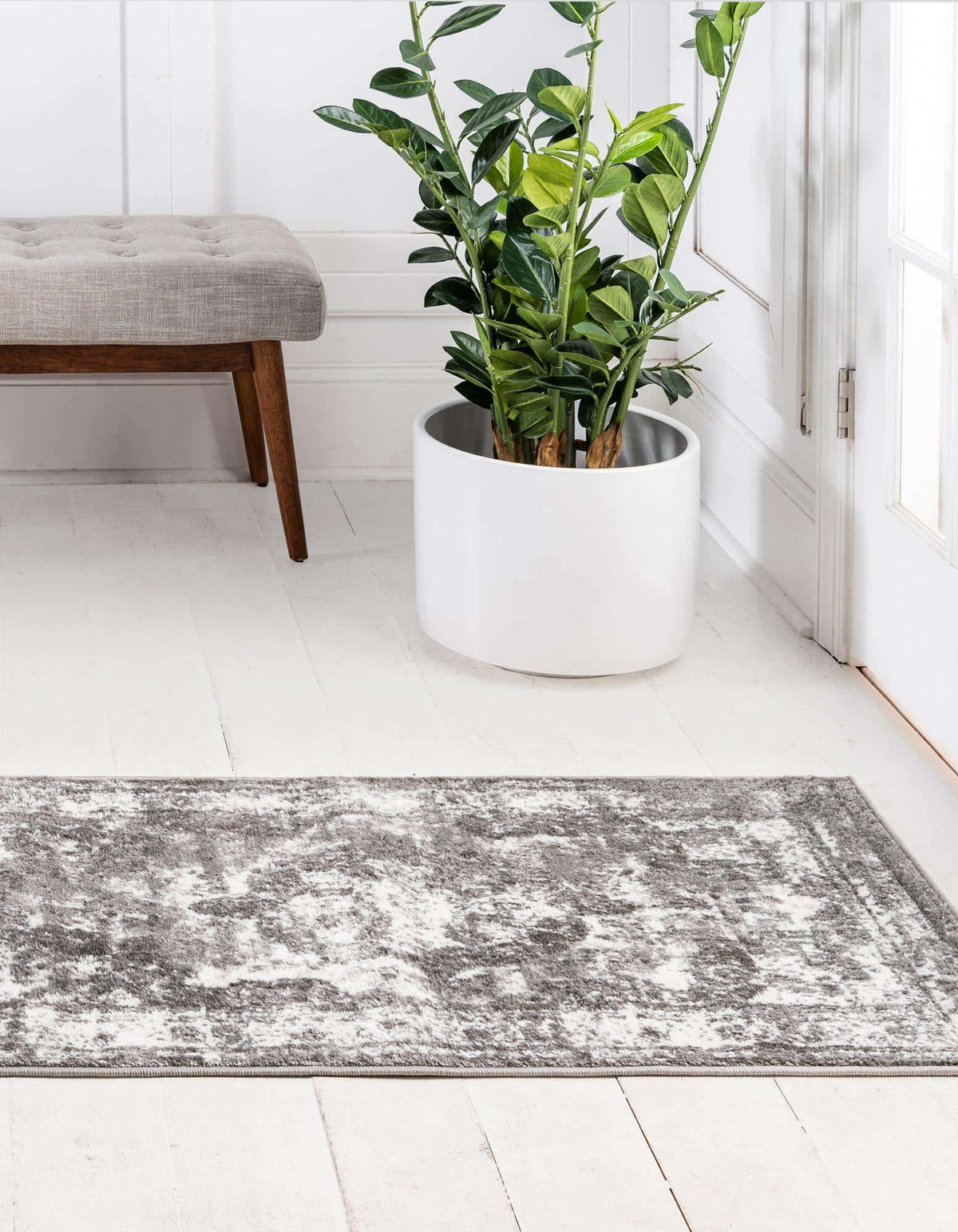 Läufer Teppich Monaco in Grau von Hadorn™ - Lifestyle Image
