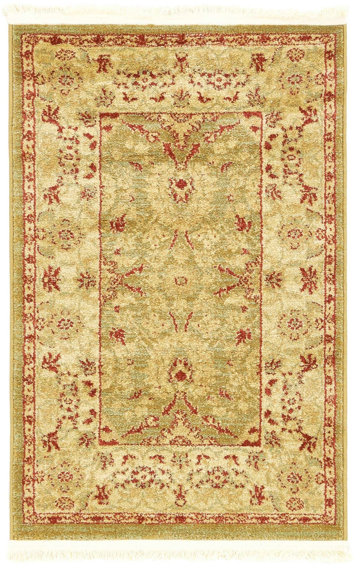 Rechteck Teppich Kensington in Hellgrün von Hadorn™ - Lifestyle Image