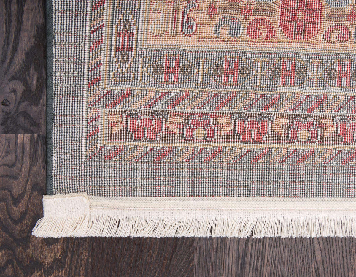Quadratisch Teppich Kashkuli Gabbeh in Blau von Hadorn™ - Lifestyle Image