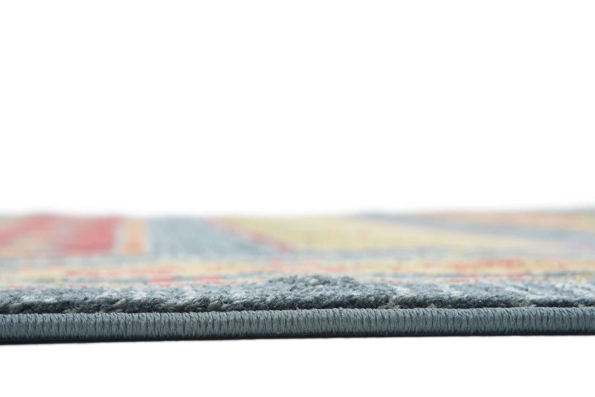 Quadratisch Teppich Kashkuli Gabbeh in Blau von Hadorn™ - Lifestyle Image