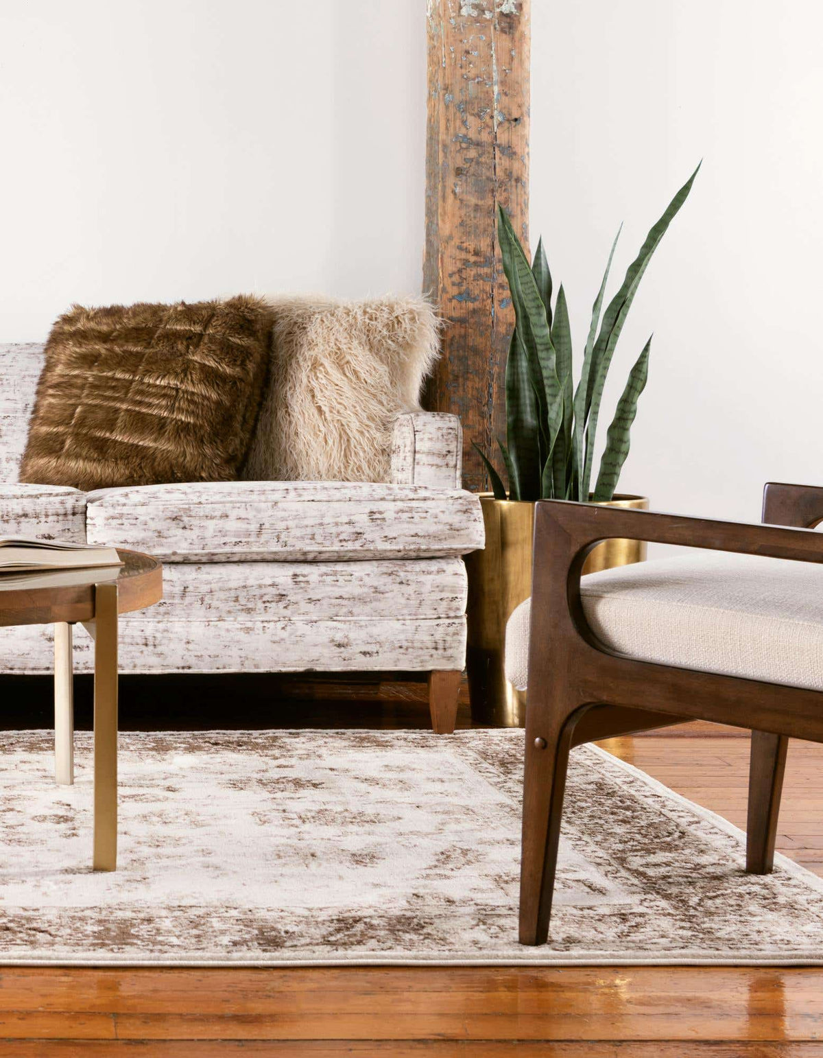 Rechteck Teppich Himalaya in Creme von Hadorn™ - Lifestyle Image