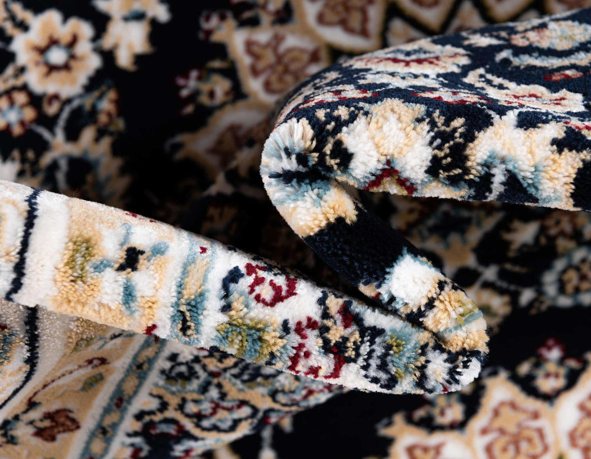 Rechteck Teppich Nain Design in Blau von Hadorn™ - Lifestyle Image