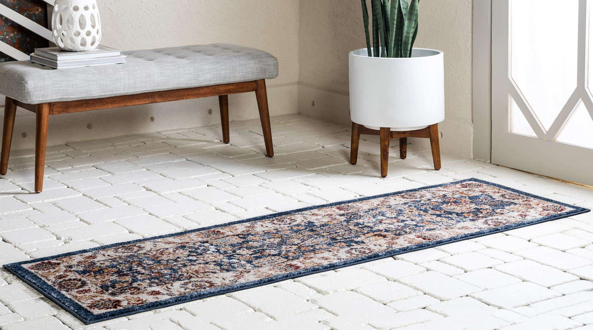 Läufer Teppich Arcadia in Hellblau von Hadorn™ - Lifestyle Image