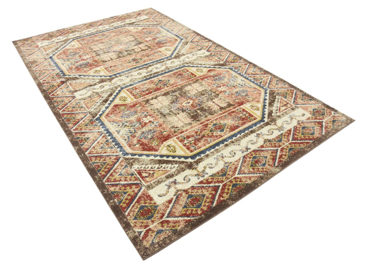 Rechteck Teppich Arcadia in Braun von Hadorn™ - Lifestyle Image