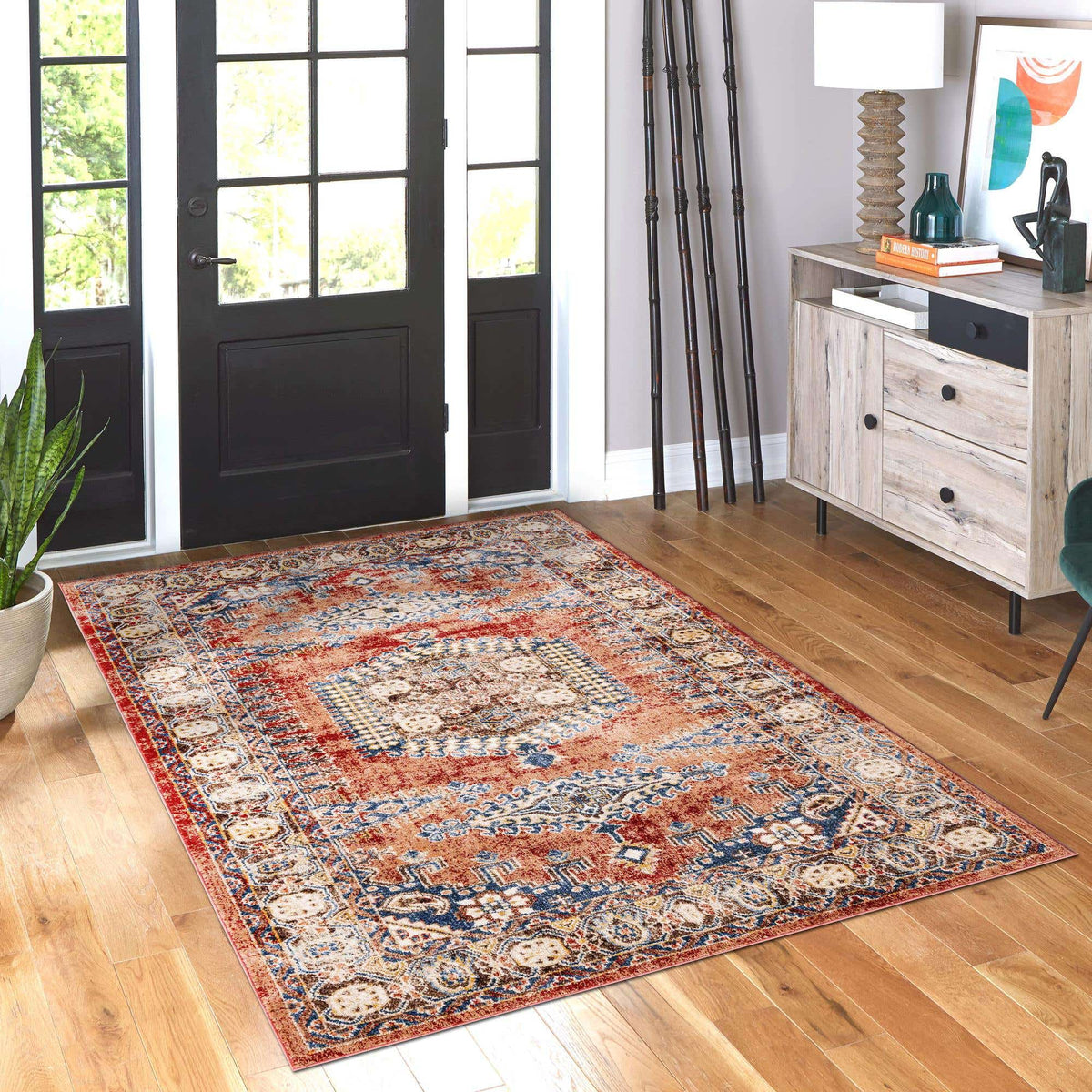 Rechteck Teppich Arcadia in Rot von Hadorn™ - Lifestyle Image