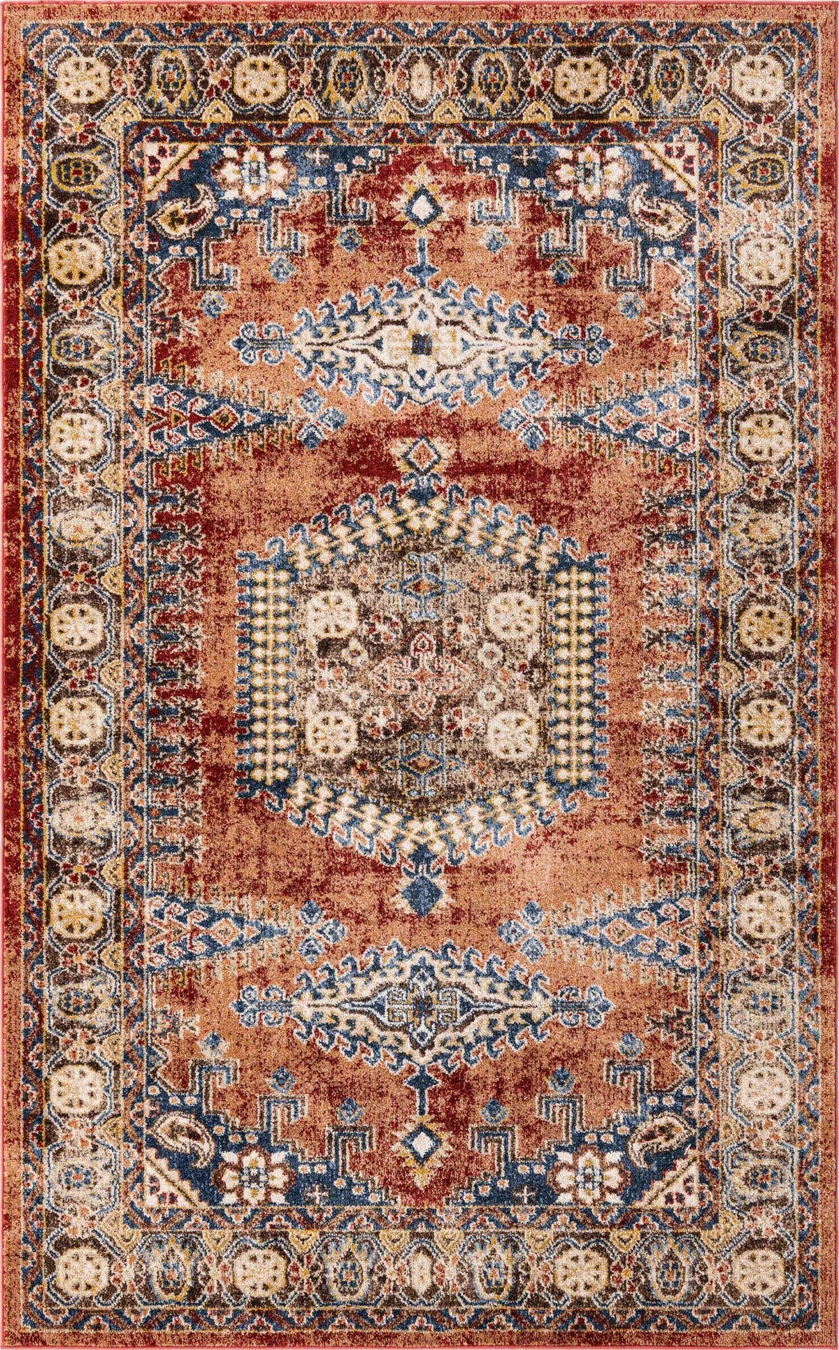 Rechteck Teppich Arcadia in Rot von Hadorn™ - Lifestyle Image