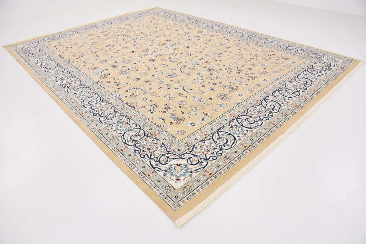 Rechteck Teppich Nain Design in Beige von Hadorn™ - Lifestyle Image