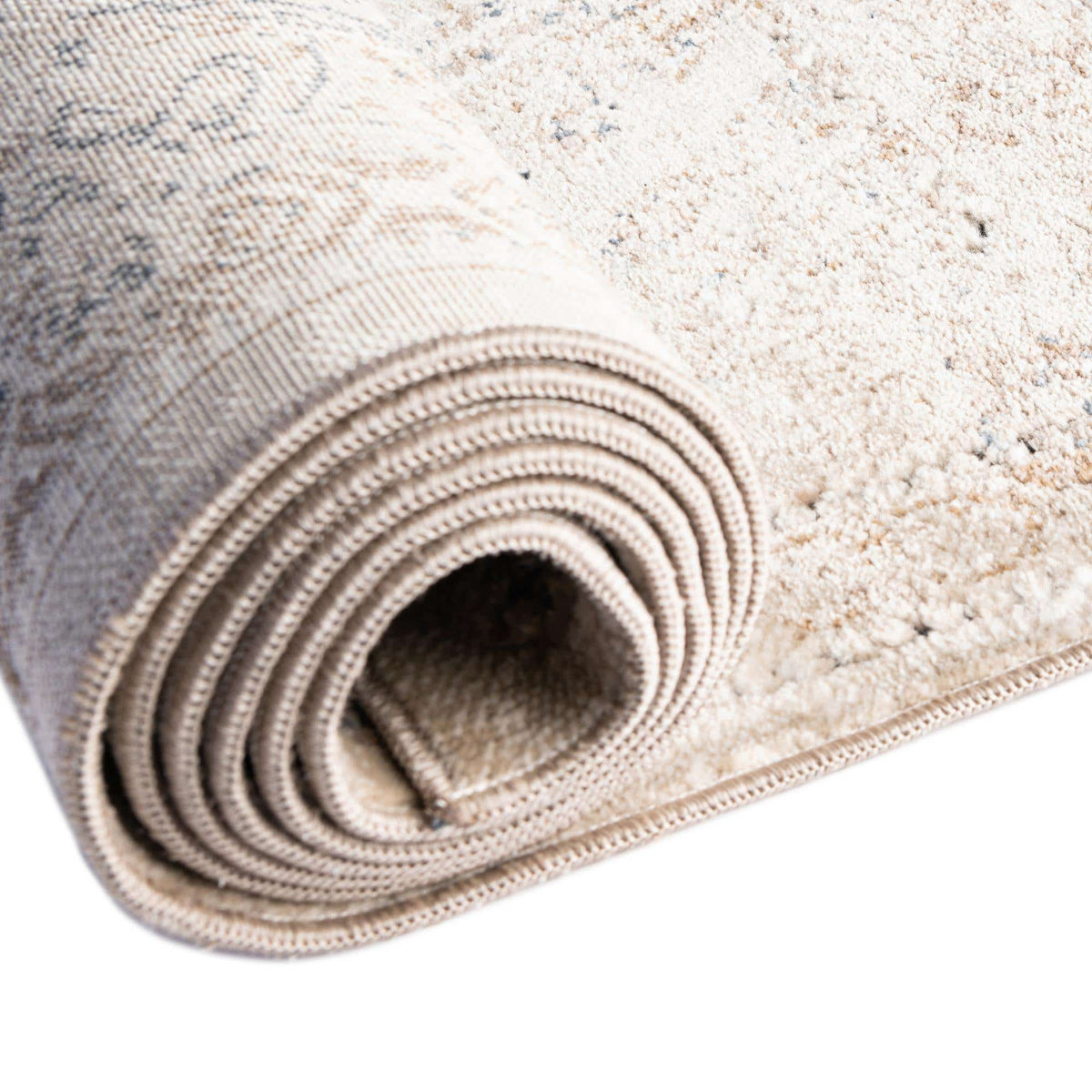 Rund Teppich Villa in Beige von Hadorn™ - Lifestyle Image