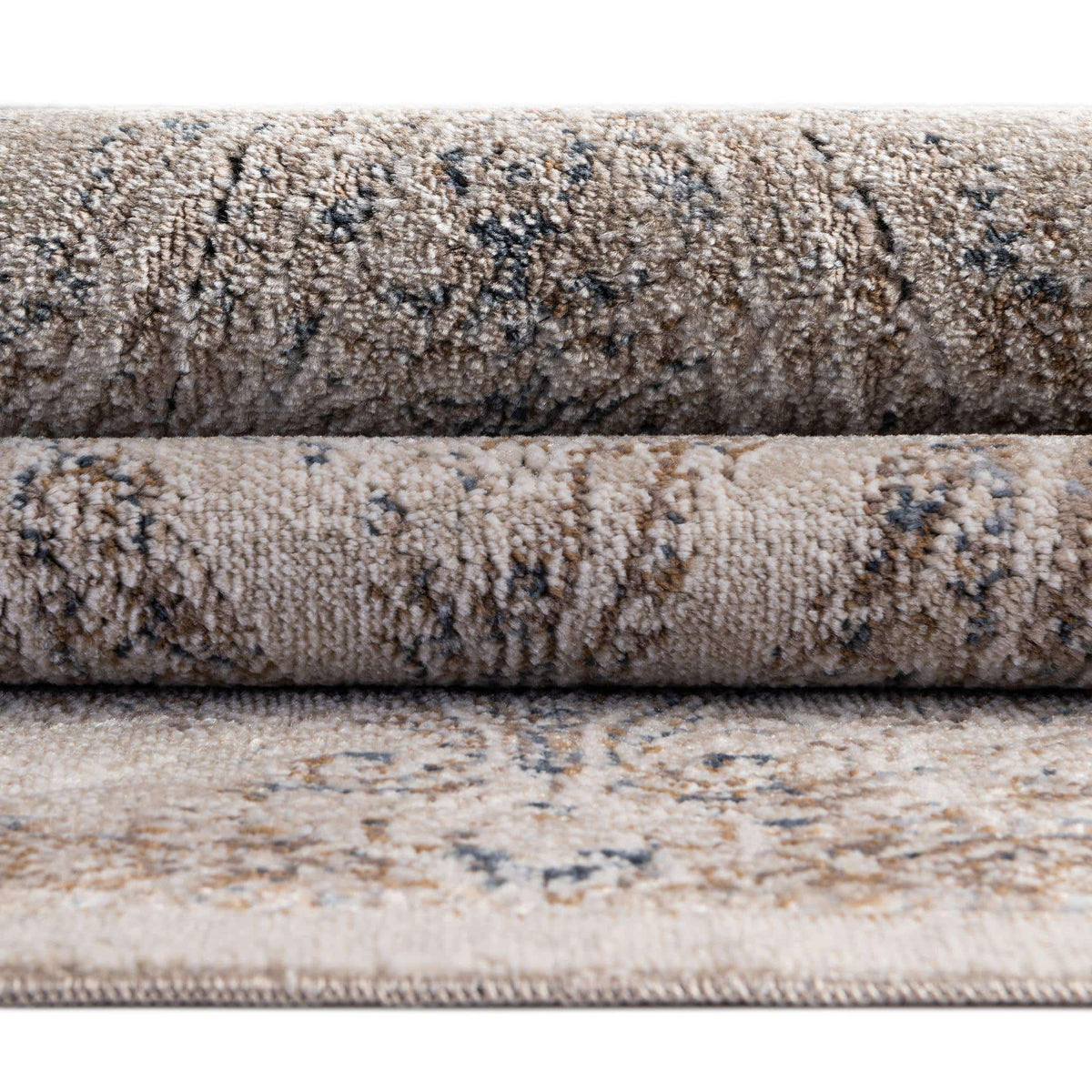 Rund Teppich Villa in Beige von Hadorn™ - Lifestyle Image