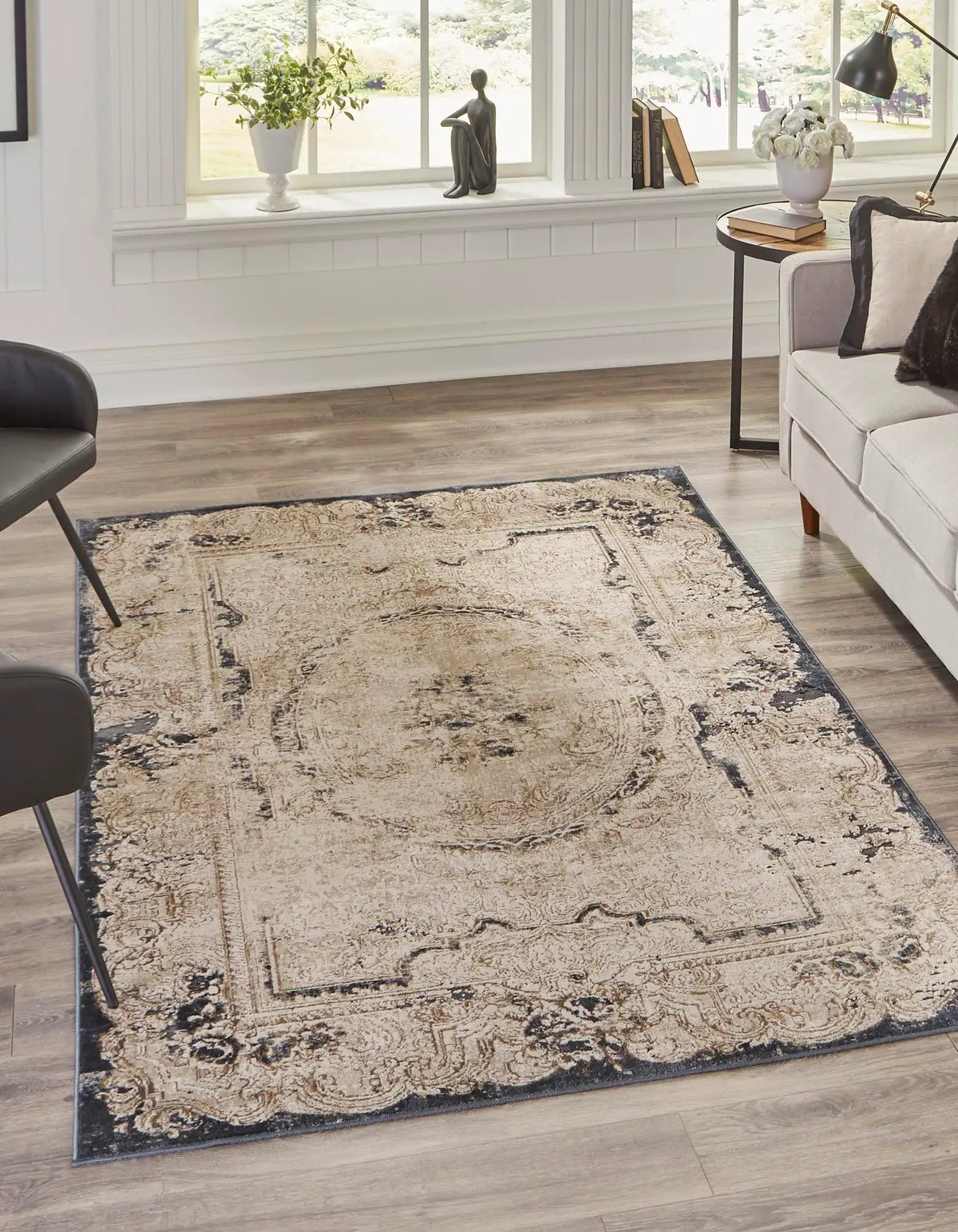 Rechteck Teppich Villa in Creme von Hadorn™ - Lifestyle Image