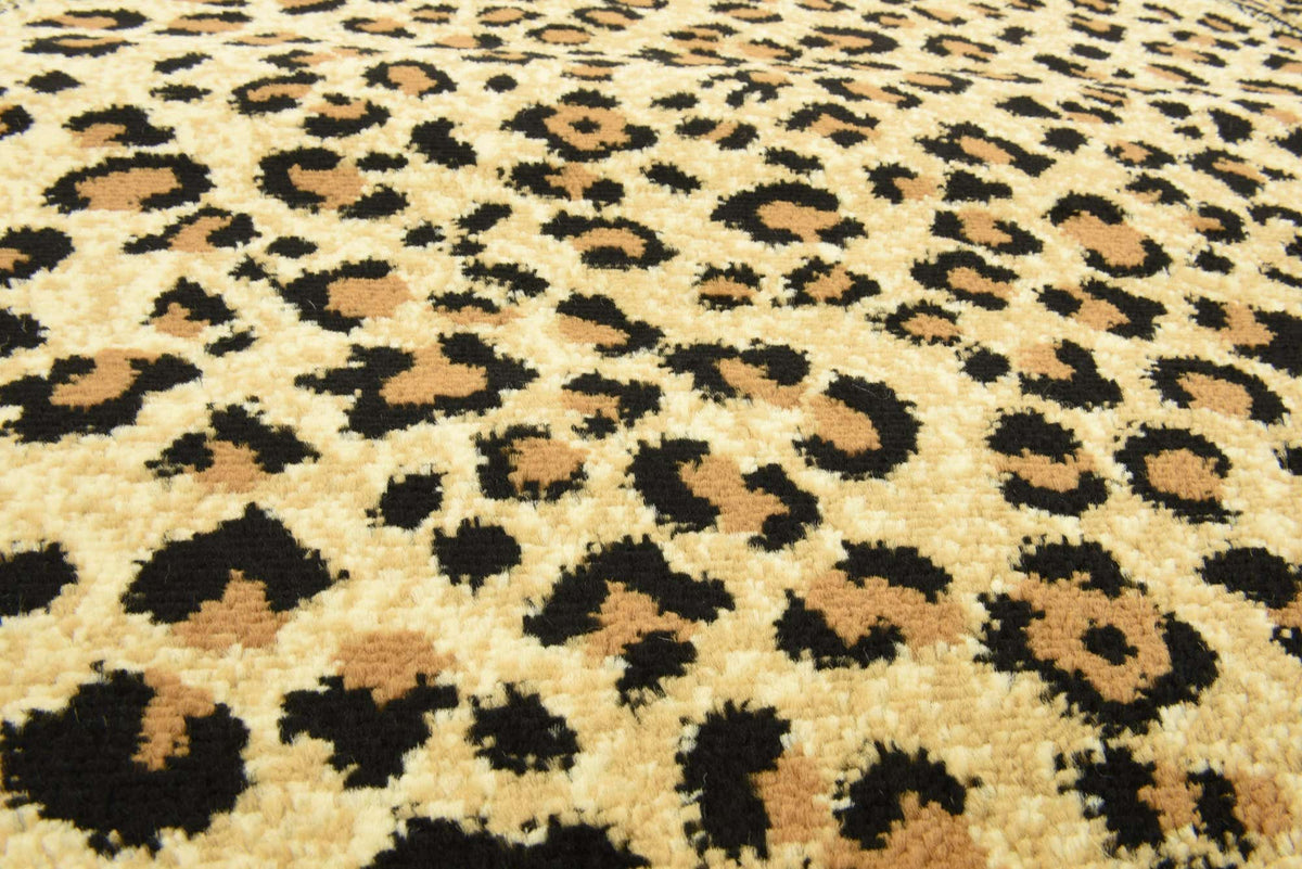 Rund Teppich Safari in Hellbraun von Hadorn™ - Lifestyle Image