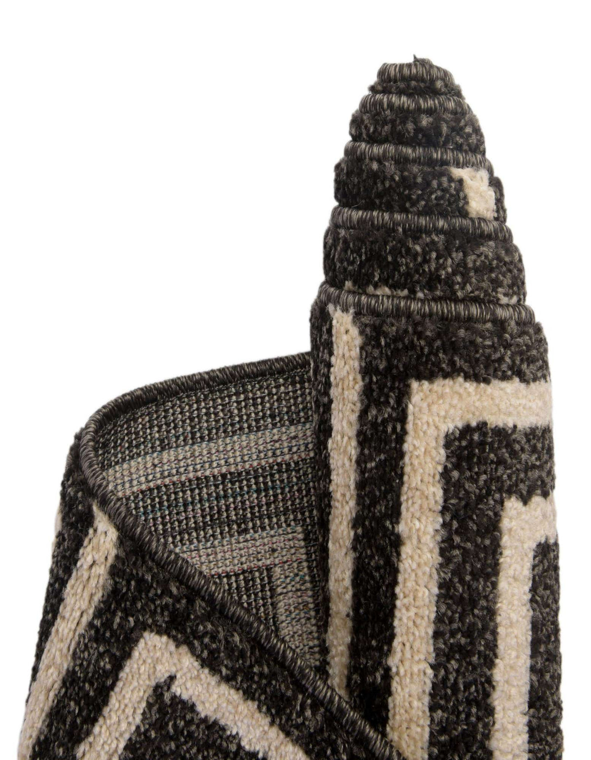 Läufer Teppich Greek Key in Schwarz von Hadorn™ - Lifestyle Image