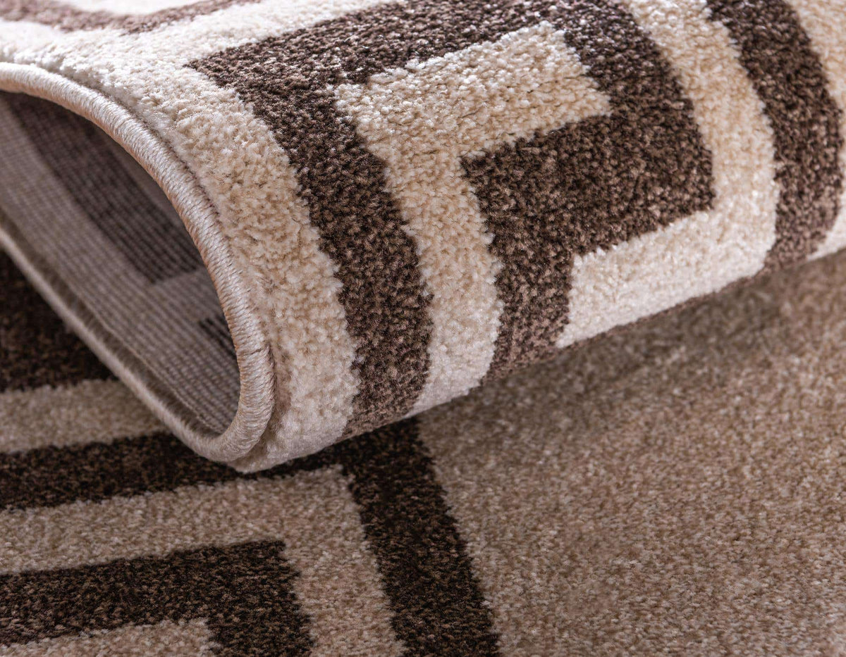 Läufer Teppich Greek Key in Beige von Hadorn™ - Lifestyle Image