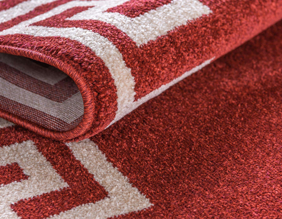 Läufer Teppich Greek Key in Rot von Hadorn™ - Lifestyle Image