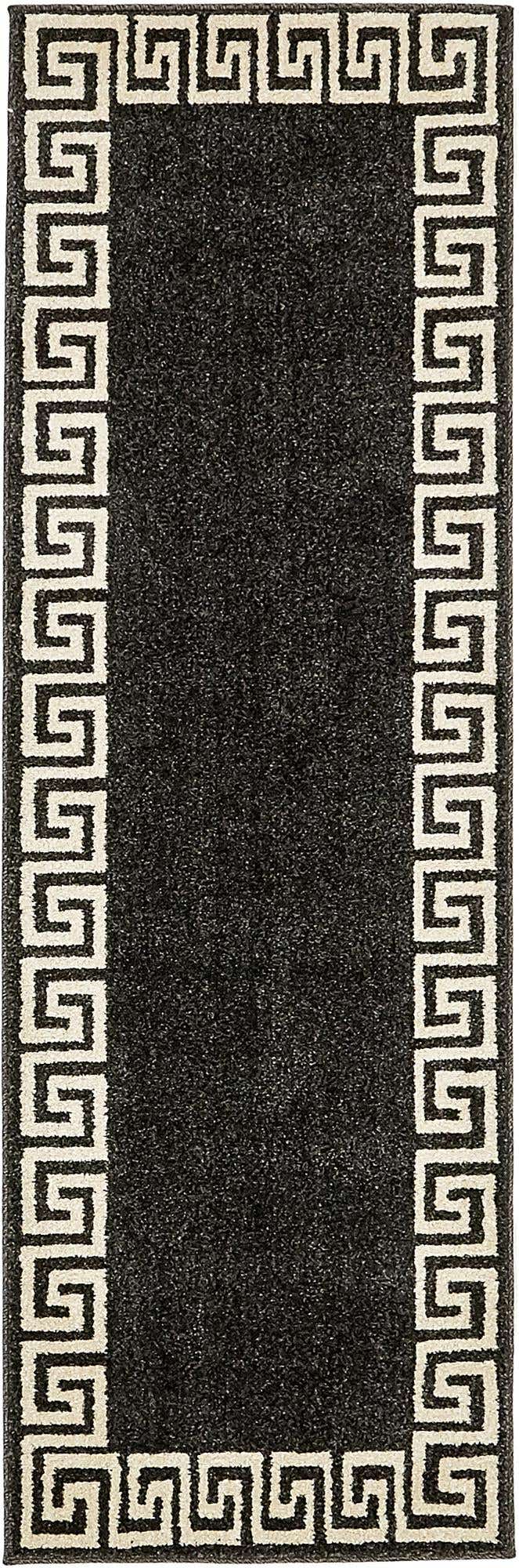 Läufer Teppich Greek Key in Dunkelgrau von Hadorn™ - Lifestyle Image