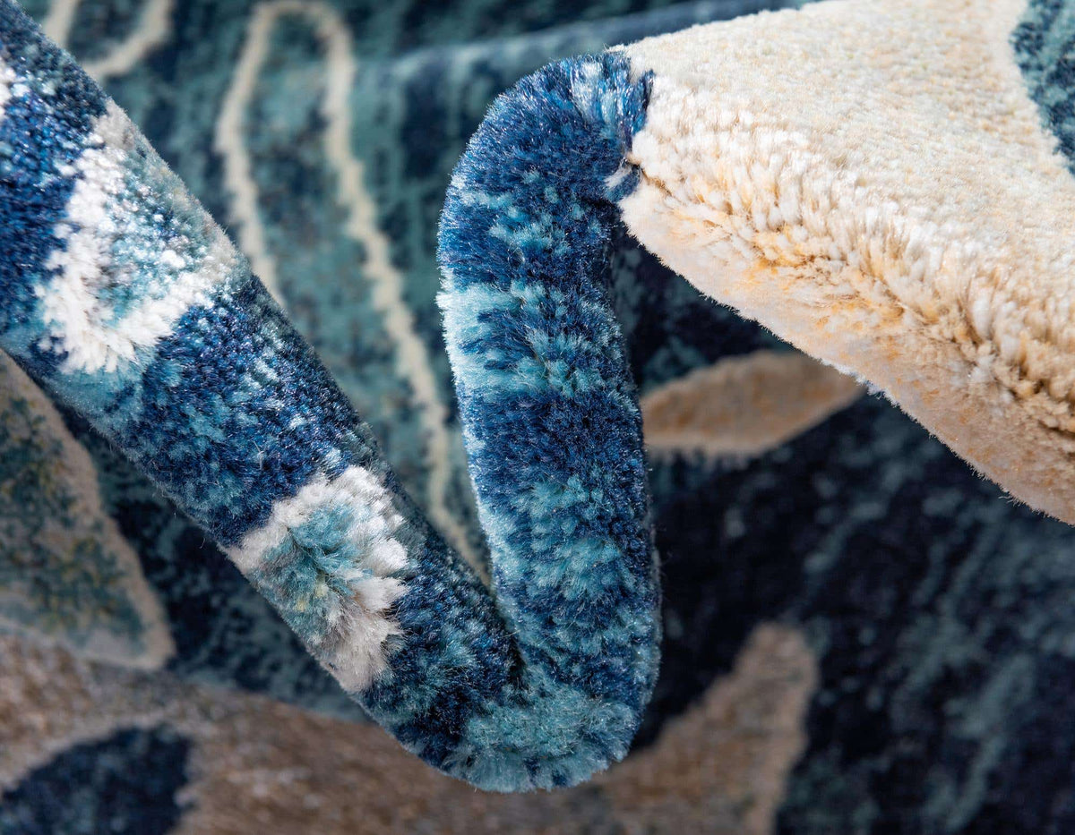 Läufer Teppich Ethereal in Blau von Hadorn™ - Lifestyle Image