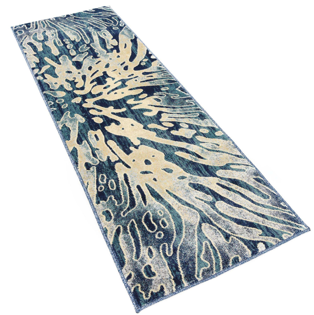 Läufer Teppich Ethereal in Blau von Hadorn™ - Lifestyle Image