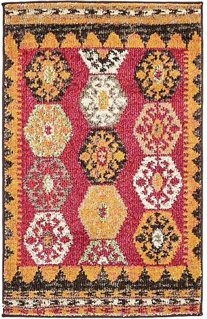 Rechteck Teppich Santa Fe in Rot von Hadorn™ - Lifestyle Image
