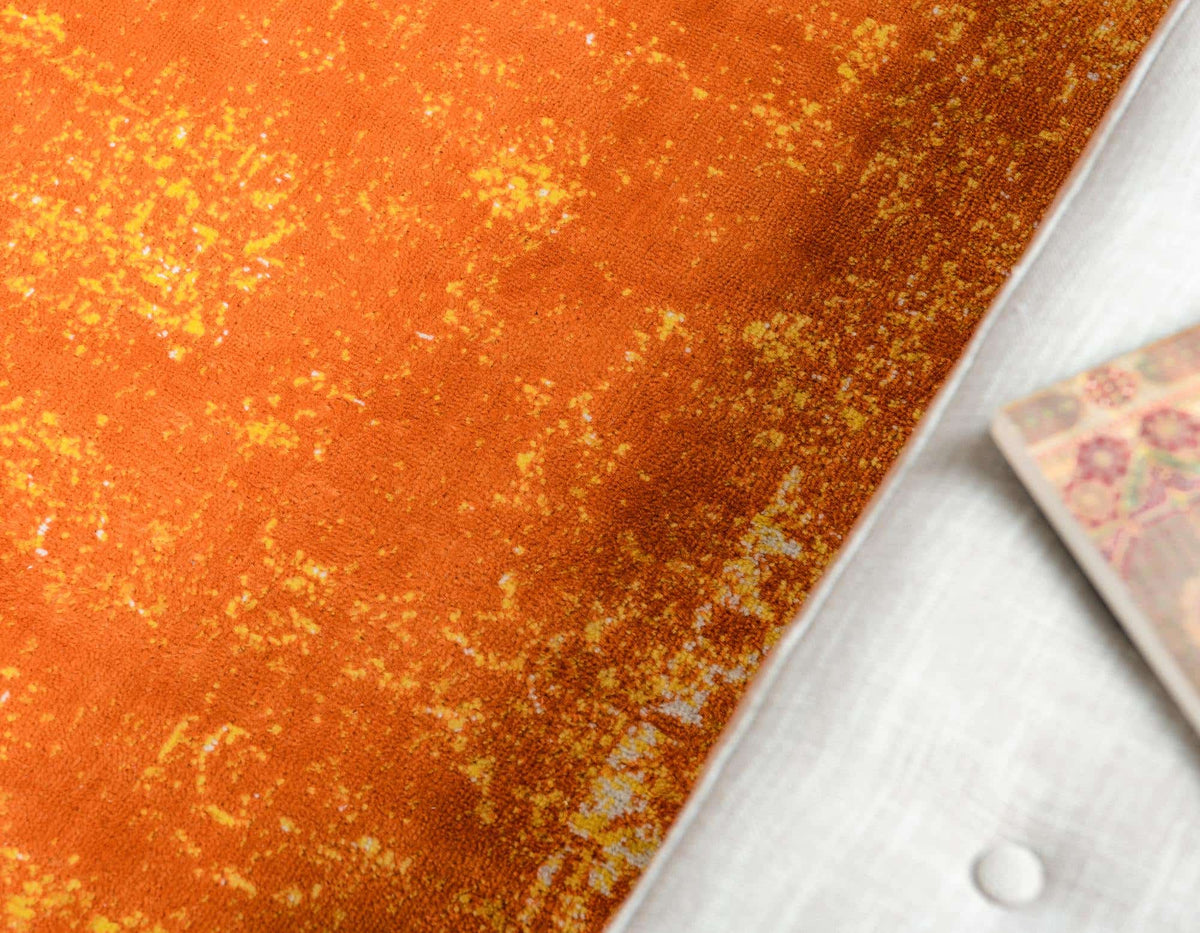 Rechteck Teppich Monaco in Orange von Hadorn™ - Lifestyle Image