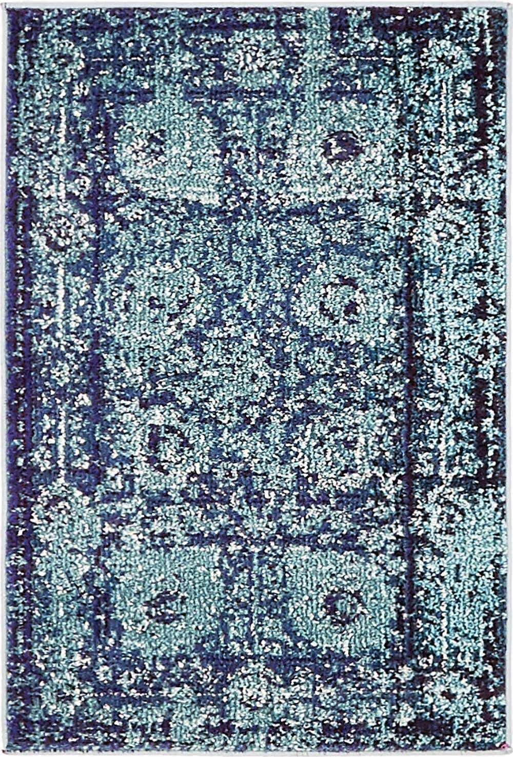 Rechteck Teppich Palazzo in Blau von Hadorn™ - Lifestyle Image