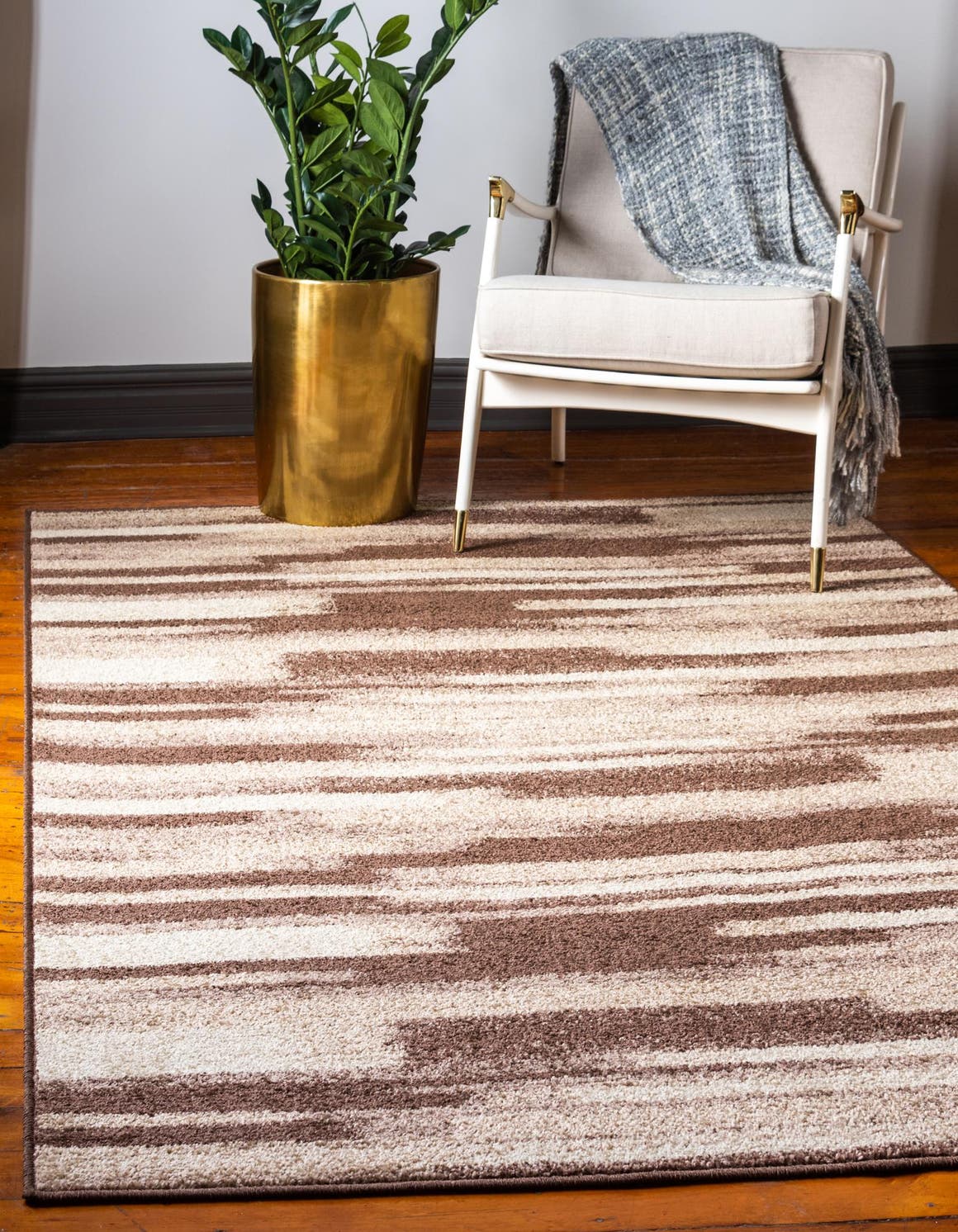 Rechteck Teppich Harvest in Braun von Hadorn™ - Lifestyle Image