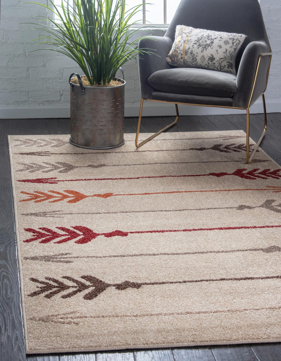 Rechteck Teppich Harvest in Beige von Hadorn™ - Lifestyle Image