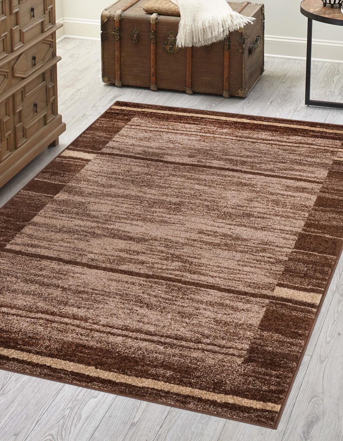 Rechteck Teppich Harvest in Braun von Hadorn™ - Lifestyle Image
