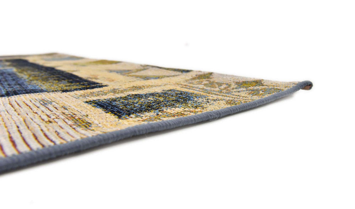 Rechteck Outdoor Teppich Outdoor Modern in Blau von Hadorn™ - Lifestyle Image