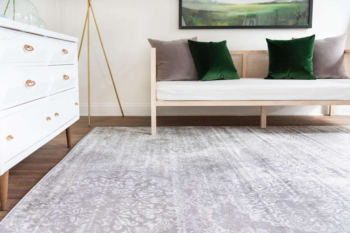 Rechteck Teppich Monaco in Grau von Hadorn™ - Lifestyle Image