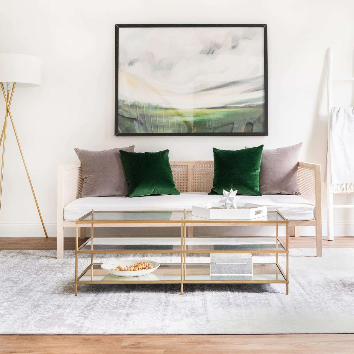 Rechteck Teppich Monaco in Grau von Hadorn™ - Lifestyle Image