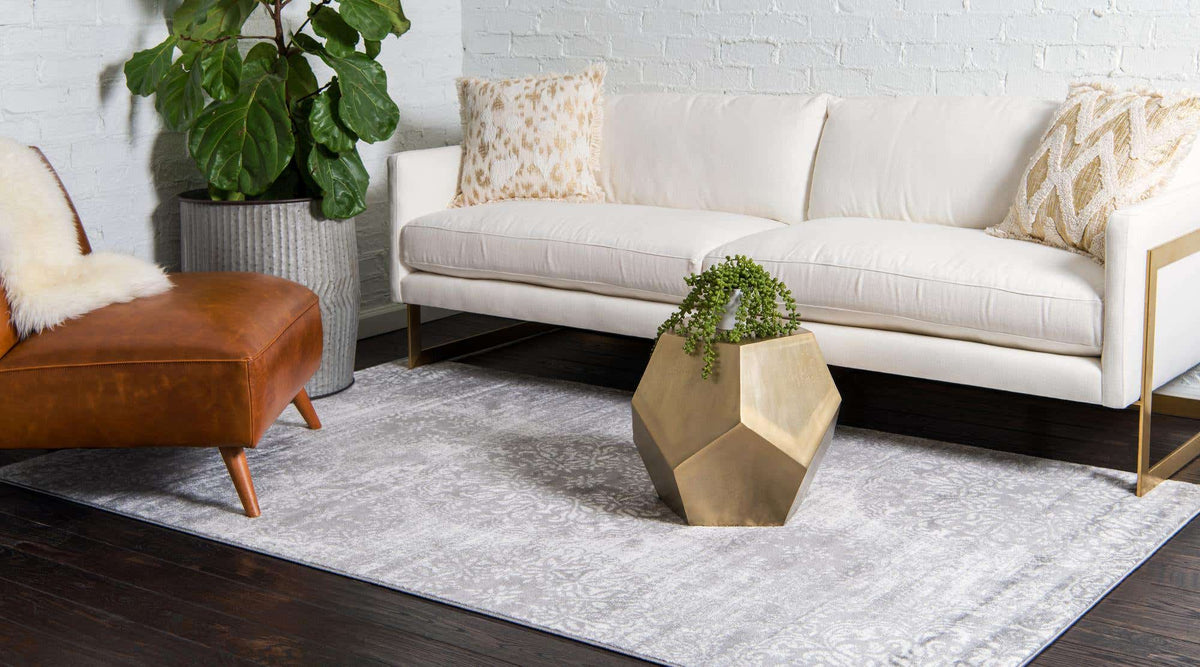 Rechteck Teppich Monaco in Grau von Hadorn™ - Lifestyle Image