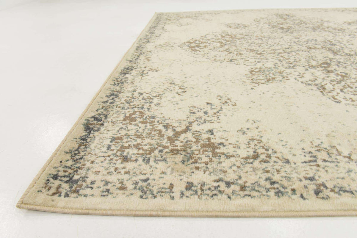 Quadratisch Teppich Sahara in Creme von Hadorn™ - Lifestyle Image