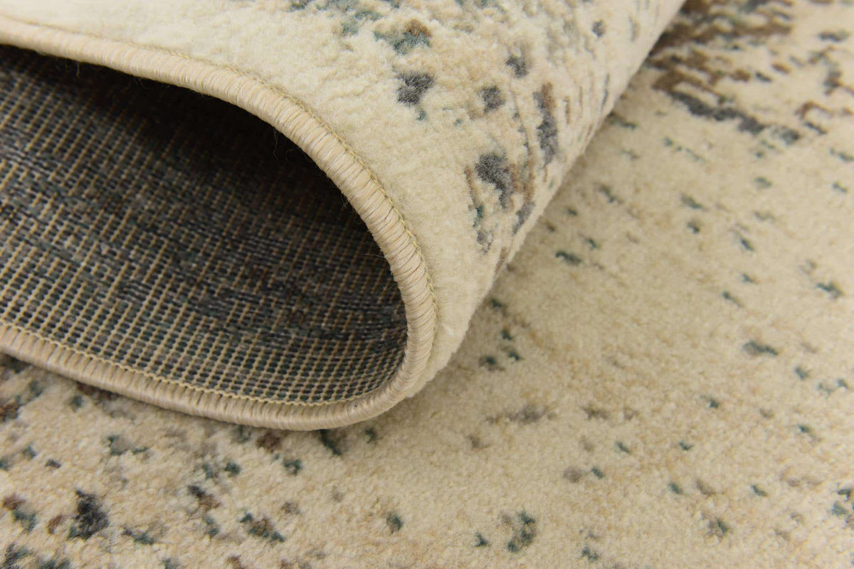Quadratisch Teppich Sahara in Creme von Hadorn™ - Lifestyle Image
