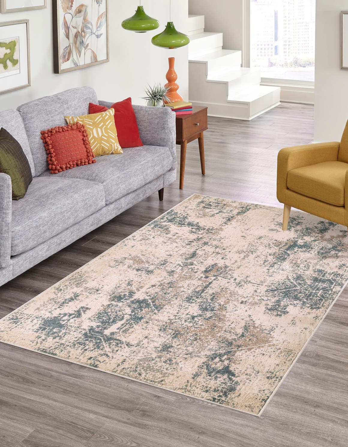 Rechteck Teppich Sahara in Beige von Hadorn™ - Lifestyle Image