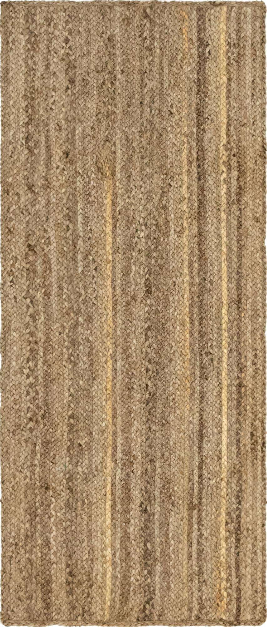 Läufer Teppich Braided Jute in Natürlich von Hadorn™ - Lifestyle Image